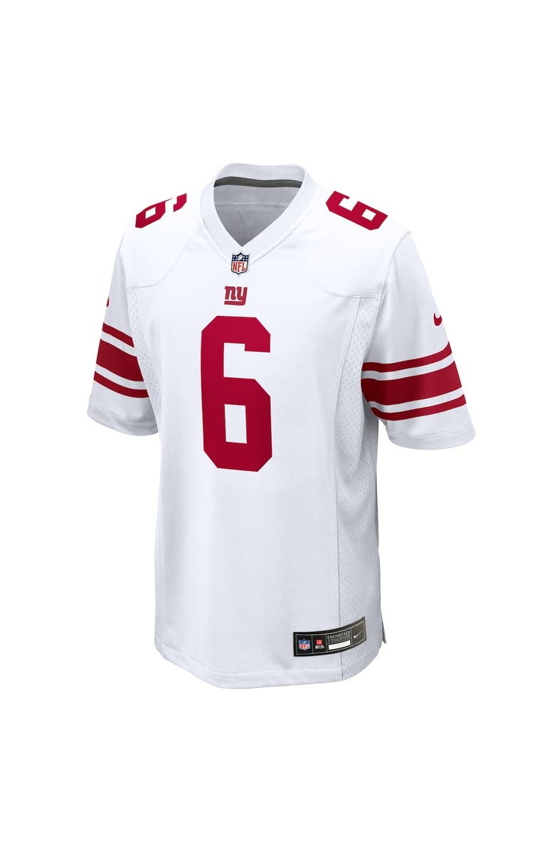 Nike Men's Nike Jaxson Dart White New York Giants Game Jersey, Alternate, color, White