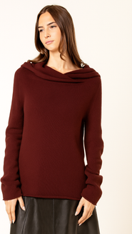 Celtic & Co. Collared Slouch Sweater