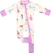 Copper Pearl Disney Princess Convertible Zip-Up Footie