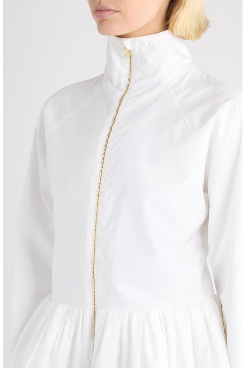 Cotton Peplum Jacket, Alternate, color, BLANC