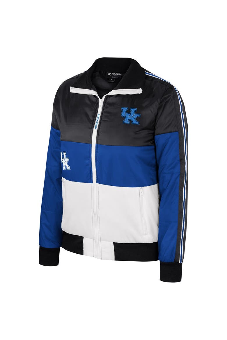 Women's The Wild Collective  Royal Kentucky Wildcats Color-Block Puffer Full-Zip Jacket, Alternate, color, Royal
