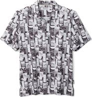 Tommy Bahama Bahama Coast Tropical Tonic Cocktail Print IslandZone® Polo
