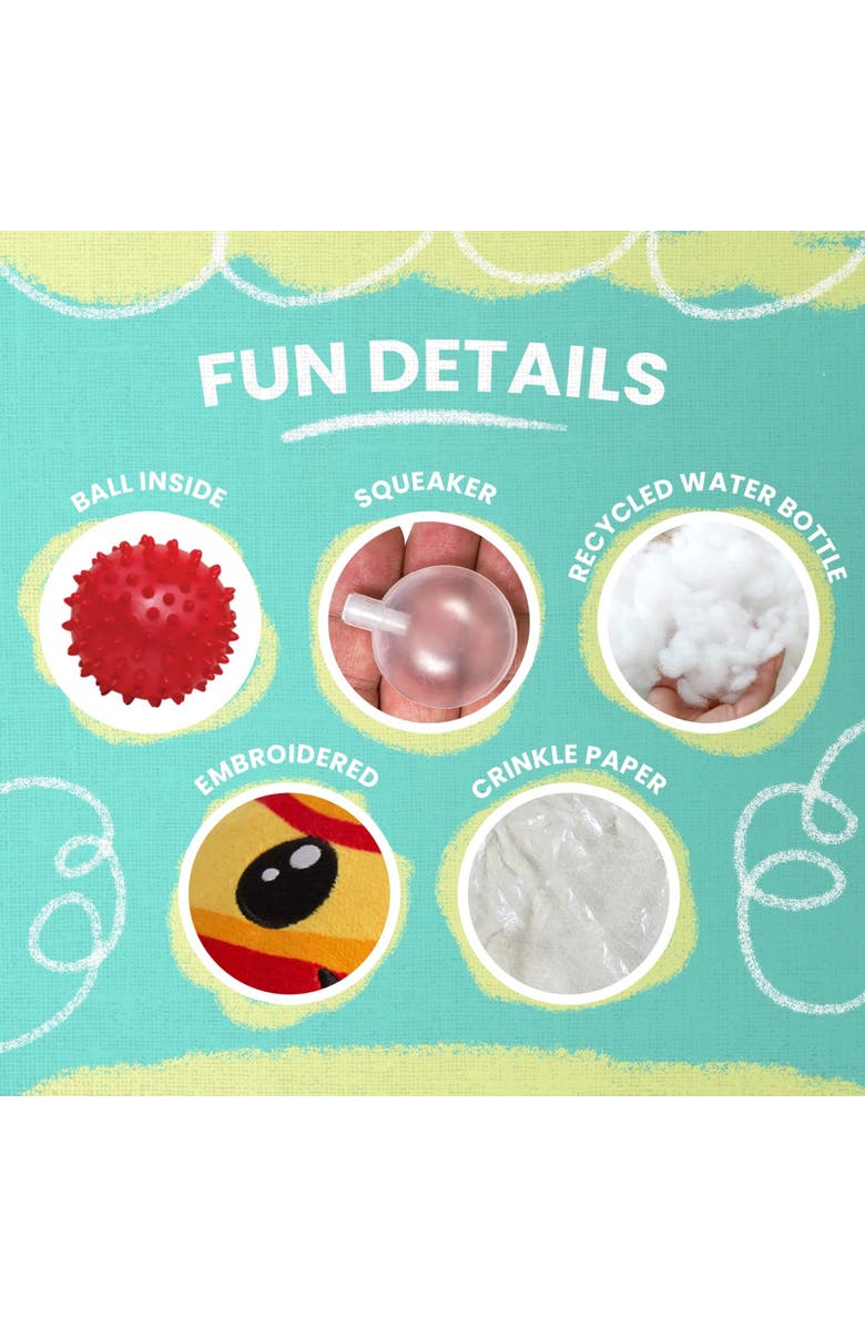 SnugArooz Dog Toy, Alternate, color, Multicolored