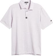 Bad Birdie Abyss Abstract Print Piqué Performance Golf Polo