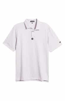 Abyss Abstract Print Piqué Performance Golf Polo