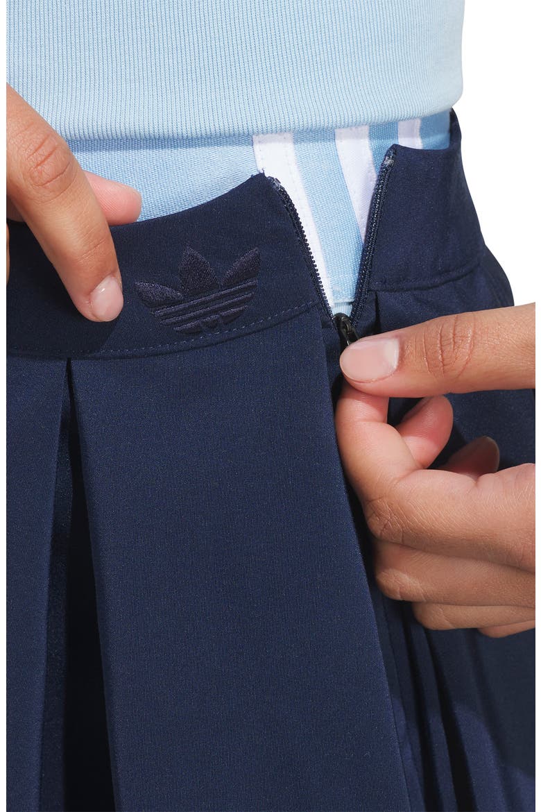 Pleated Miniskirt, Alternate, color, NIGHT INDIGO