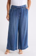 Wit & Wisdom Ultra Skyrise Wide Leg Drawstring Jeans