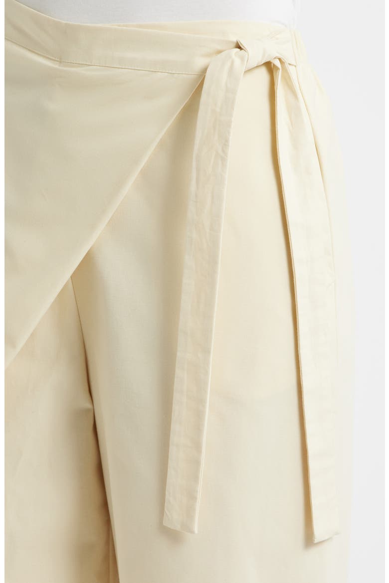 Culip Wide Leg Cotton Trousers, Alternate, color, MILK
