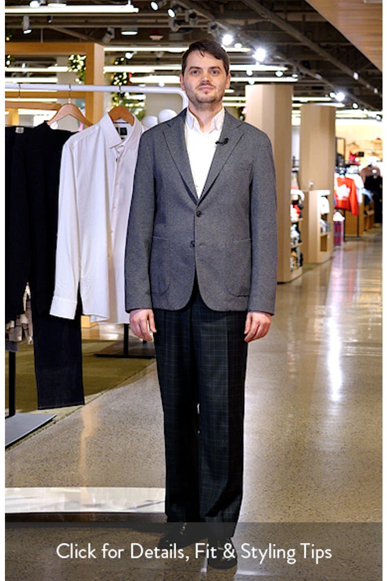 Hanry Slim Fit Navy Microdot Knit Sport Coat video
