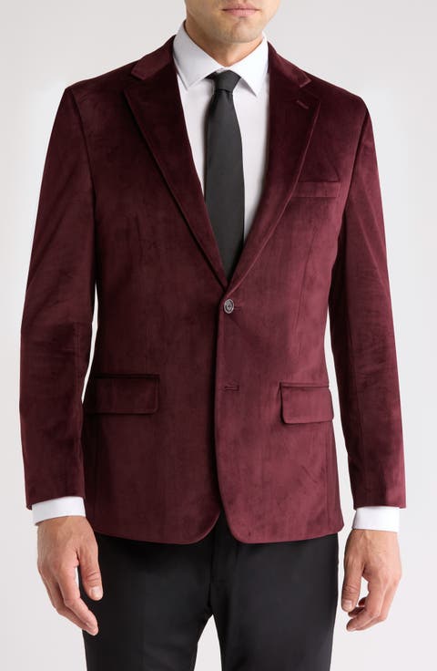 Two-Button Velvet Dinner Jacket