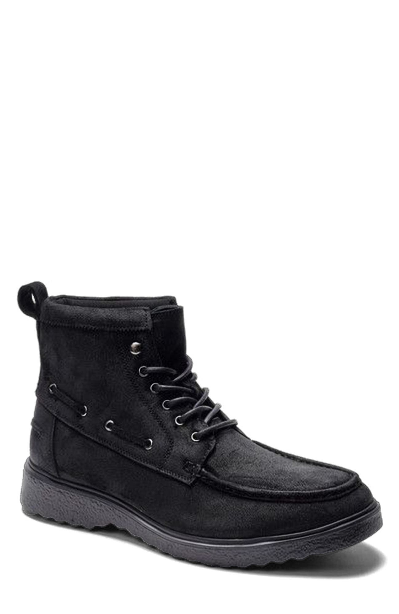 A. Veer Tundra Moc Boot, Alternate, color, Black Nubuck