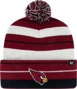 '47 Men's '47 Cardinal Arizona Cardinals Powerline Cuffed Knit Hat with Pom