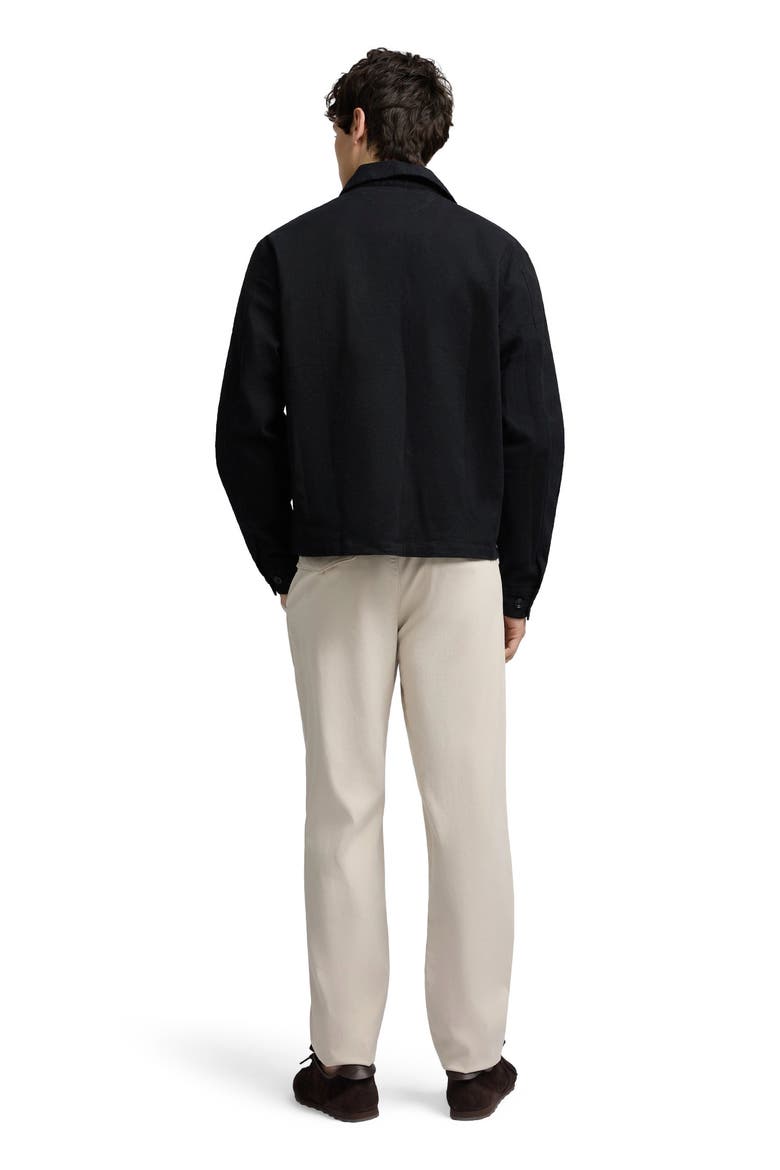 Twill Chore Jacket, Alternate, color, Black