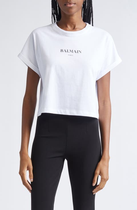 Logo Crop Graphic T-Shirt