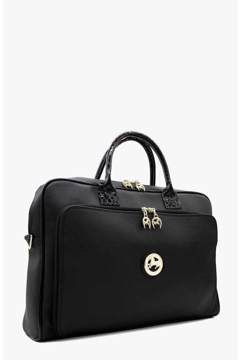 Cherry Blossom Laptop Bag 17" 066, Alternate, color, Black