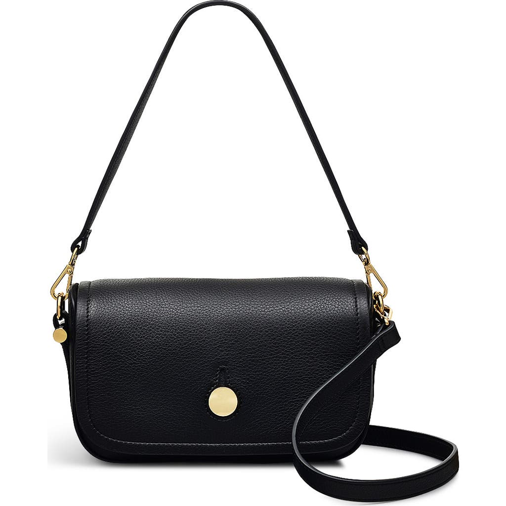 Radley London Bathurst Mews Small Flapover Crossbody Bag In Black