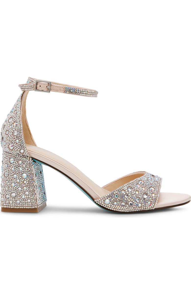 Betsey Johnson Kami Sandal, Alternate, color, Rhinestone