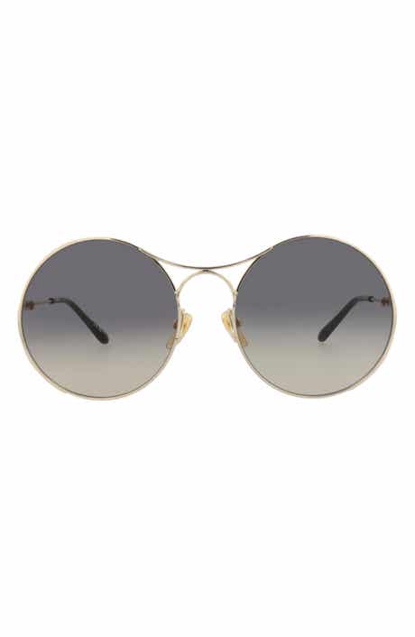 Chloé 58mm Gradient Round Sunglasses
