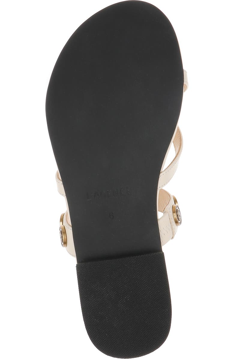 L'AGENCE Hanna Strappy Sandal, Alternate, color, Ecru