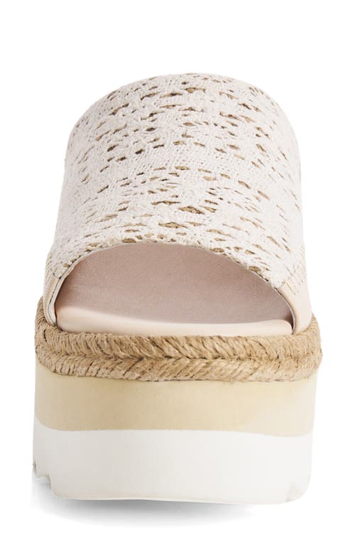 Shop Free People Santorini Platform Slide Sandal In Plaster