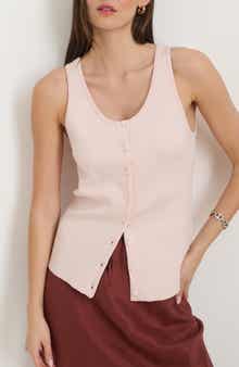 Alex Mill Louisa Cotton & Cashmere Vest