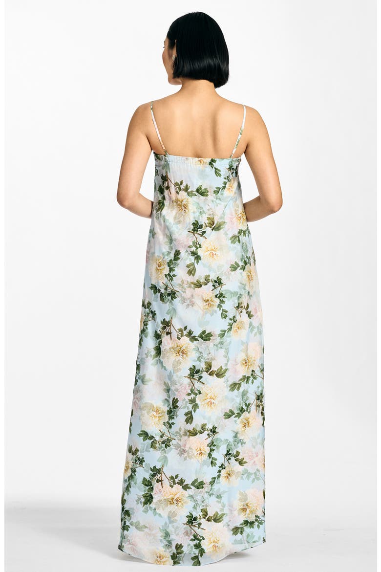 Shelby Floral Gown, Alternate, color, CLOUD BLUE PEONY