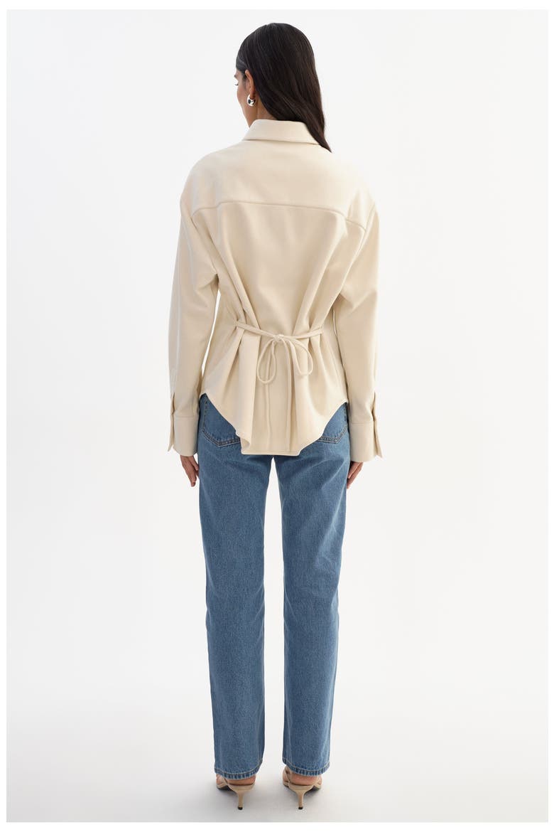 Tosca | Faux Suede Shirt, Alternate, color, Opal