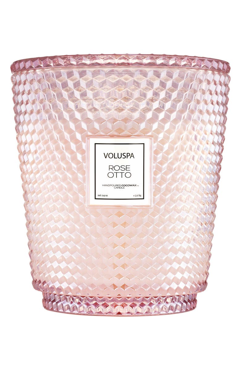 Voluspa Rose Otto Five-Wick Hearth Candle, Main, color, 