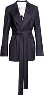 SASUPHI Lauren Belted Wool Blazer
