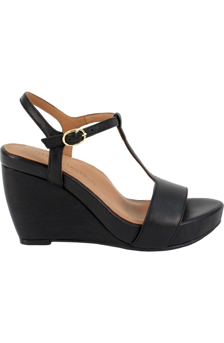 L'Amour des Pieds Idelle T-Strap Wedge Sandal, Alternate, color,