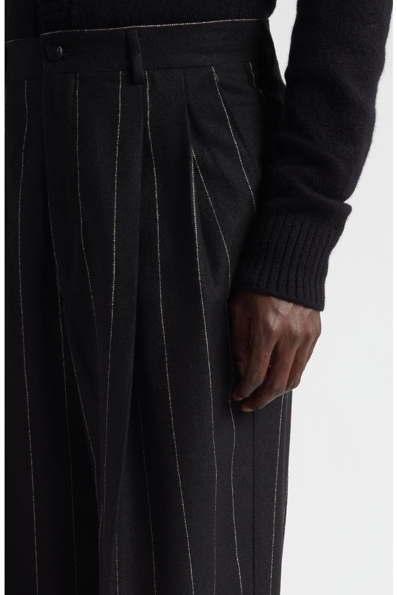 Pinstripe Alpaca Blend Pants, Alternate, color, S8051 RIGATO