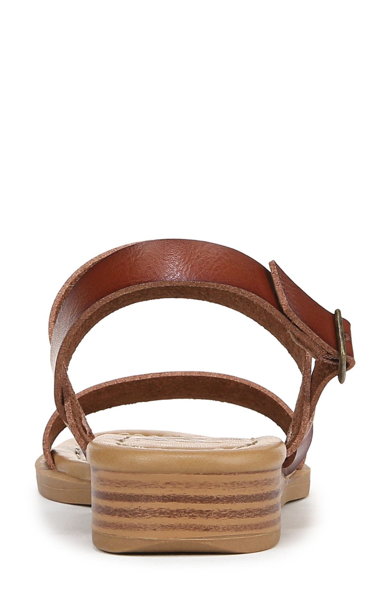 Arcadia Wedge Sandal, Alternate, color, SCOTCH BROWN FAUX LEATHER
