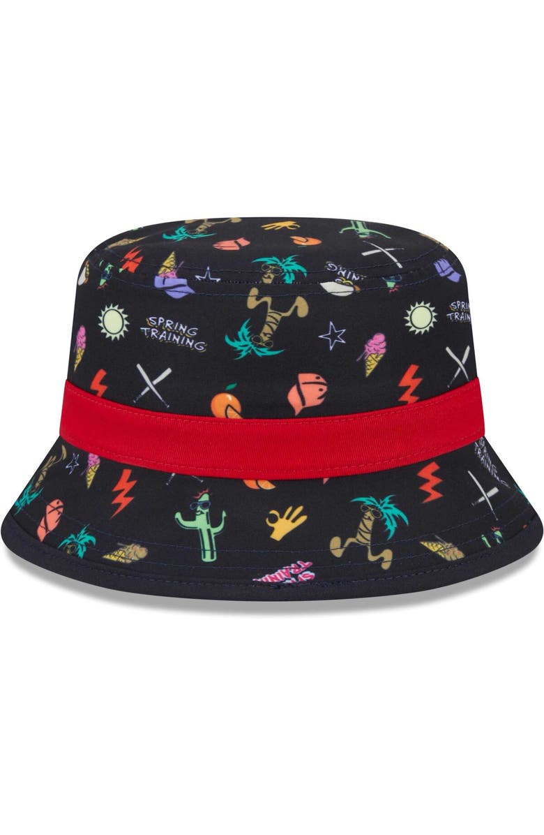 New Era Toddler New Era Navy Boston Red Sox Spring Training Icon Bucket Hat, Alternate, color,