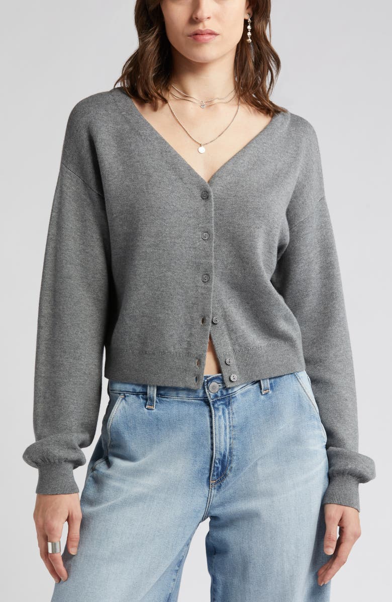 Treasure & Bond V-Neck Cardigan, Alternate, color, 