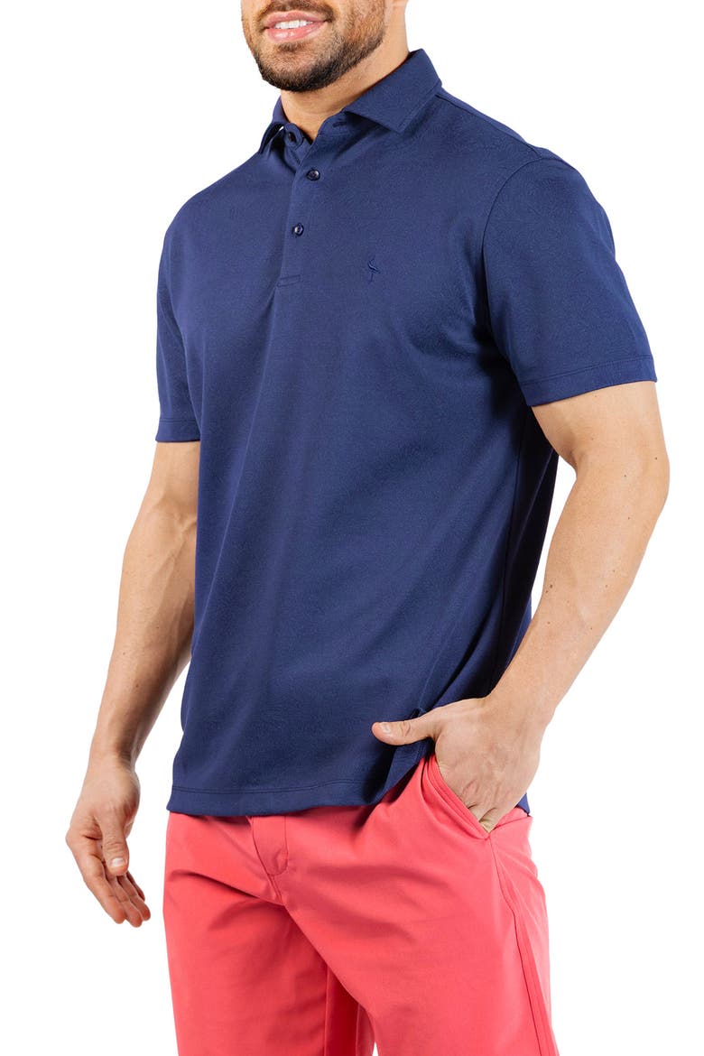 Knit Polo, Alternate, color, NAVY