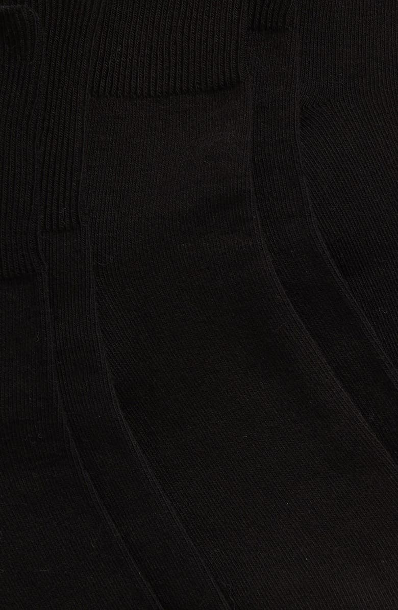 Hue 3-Pack Bobby Socks, Alternate, color, Black Pack