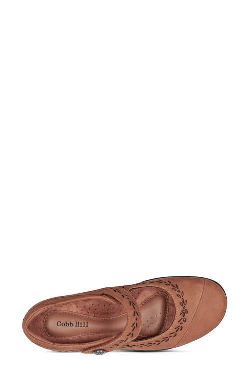 Shop Rockport Cobb Hill Perry Mary Jane Ballet Flat In Medium Natural