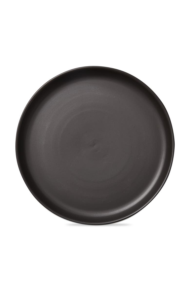 tag Logan Dinner Plate Stoneware Dishwasher Safe Black 11 Inch, Main, color, Black