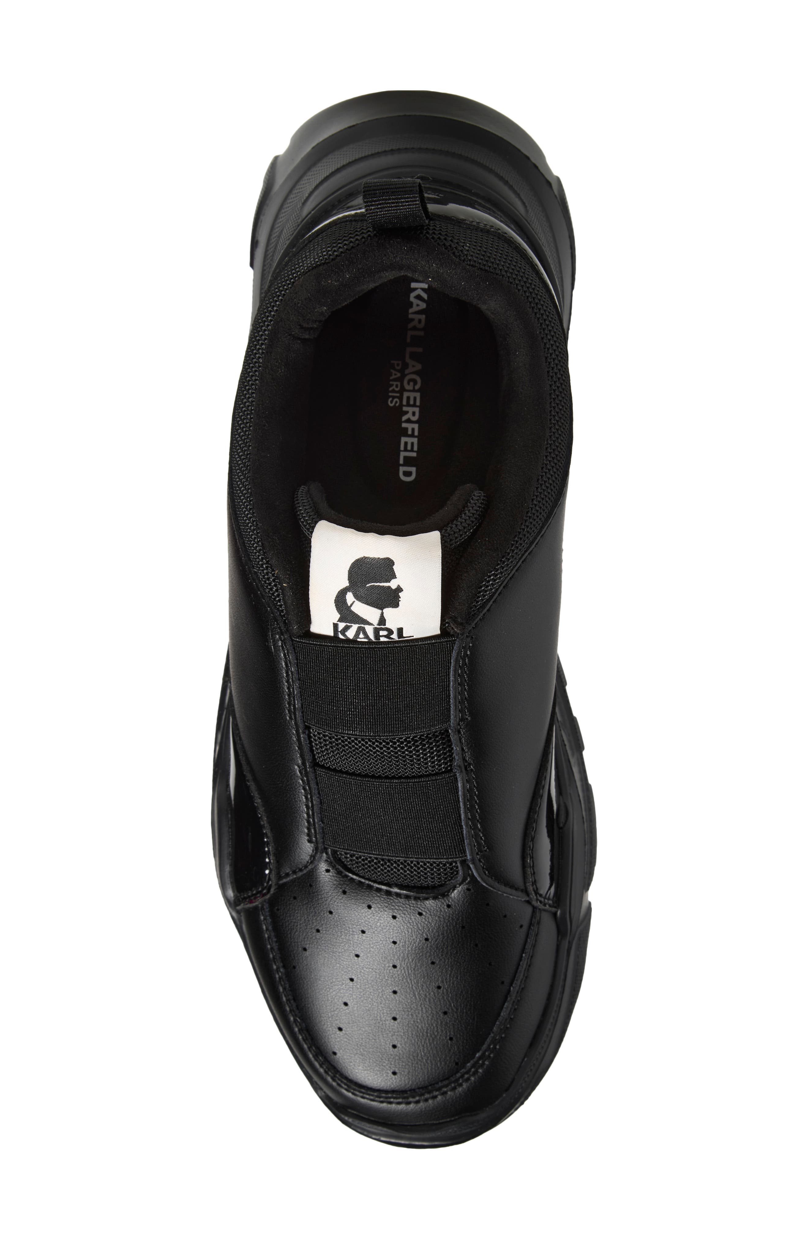 Cedril Sneaker, Alternate, color, BLACK
