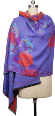 SAACHI Floral Reversible Scarf