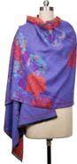 SAACHI Floral Reversible Scarf