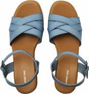 Lands' End Espadrille Wedge Sandals