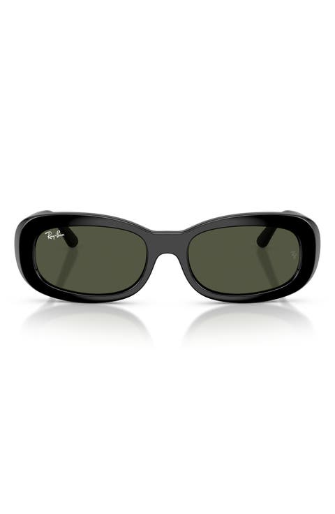 56mm Oval Sunglasses