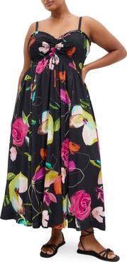 City Chic Malina Print Maxi Dress