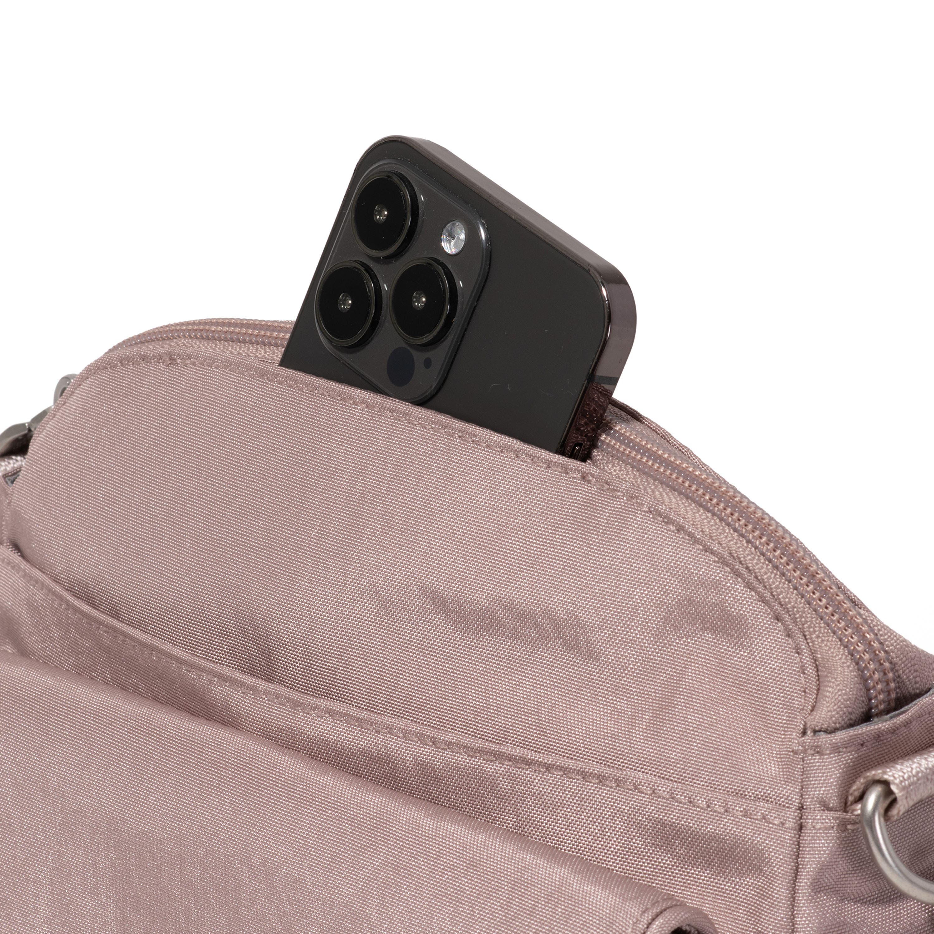 Coastal Flip Lock Crossbody Bag, Alternate, color, Blush Shimmer