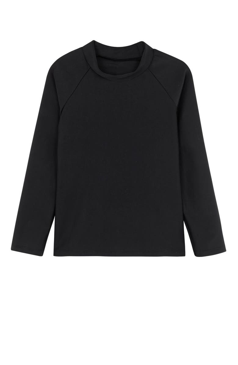 Gottex Kids Boys 2 Match Long Sleeve Swim Shirt, Main, color, Black