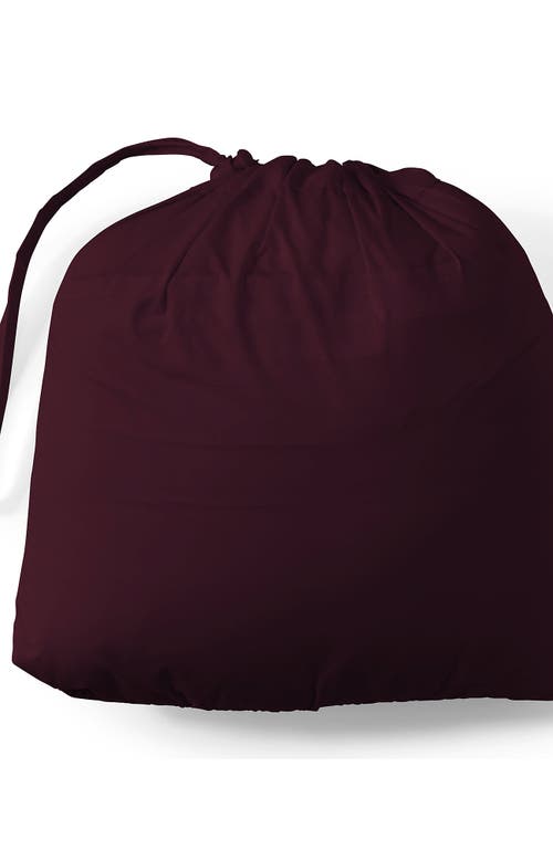 Lands' End Wanderweight Packable Ultralight Down Vest In Burgundy