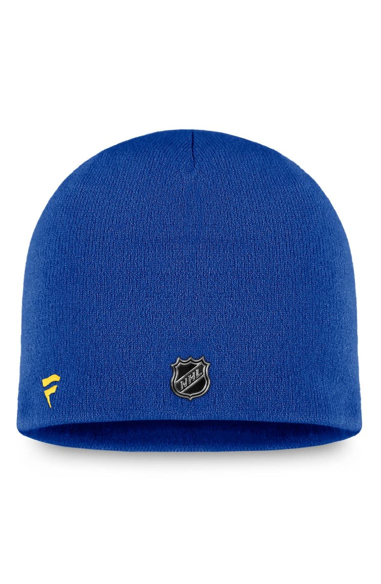 FANATICS Men's Fanatics Branded Royal Buffalo Sabres Authentic Pro Training Camp Knit Hat, Alternate, color,