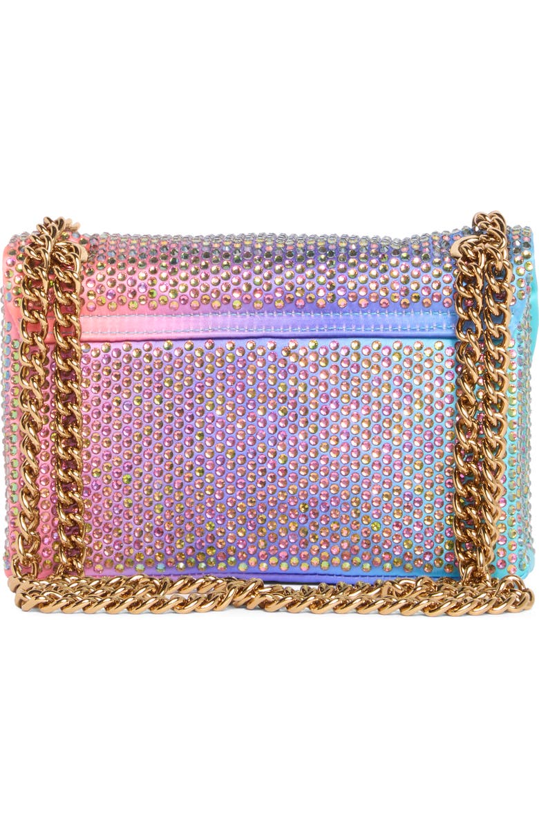 Kurt Geiger London Mini Brixton Fabric Crossbody Bag, Alternate, color, Purple Rainbow