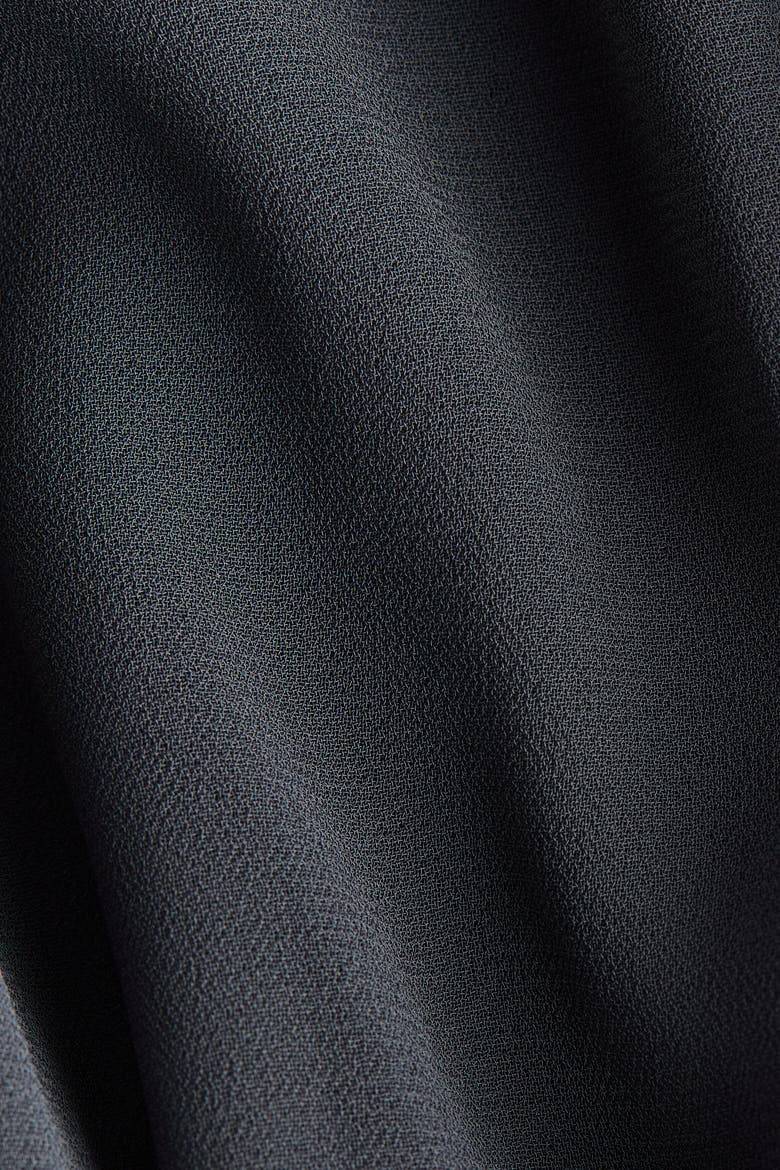 Dual-fabric Draped Dress, Alternate, color, Dark gray